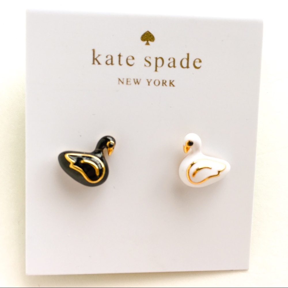 Kate spade black and white swarm earrings - Picture 3 of 6